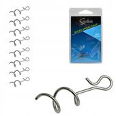 Wkrętka z klipsem do haczyka OFFSETOWEGO MICRO Spiral Snap S (15 mm) 8 szt