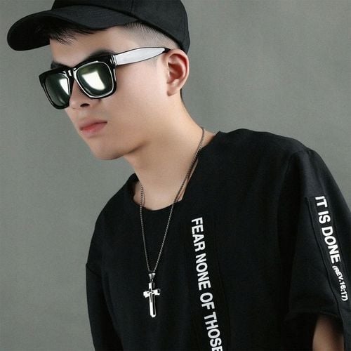 DUŻA ZAWIESZKA KRZYŻYK SREBRNY Z ŁAŃCUSZKIEM STAL na Arena.pl