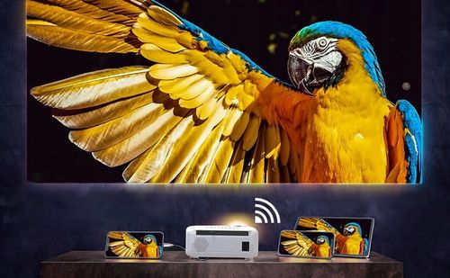 Mini Projektor do Telefonu Smartfona Przenośny Mały Rzutnik Android WiFi 4K na Arena.pl