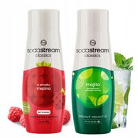 2X SodaStream Malina Zero Syrop do Saturatora + Mojito Mohito Koncentrat