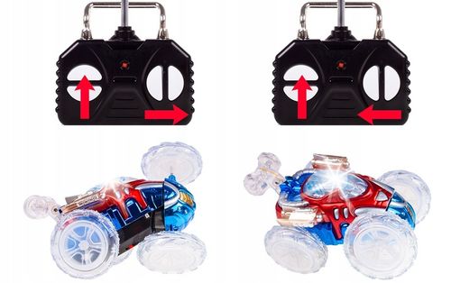 KASKADER SAMOCHÓD KOSMITA AKROBATA TWISTER AUTO STEROWANE DLA DZIECI PILOT na Arena.pl