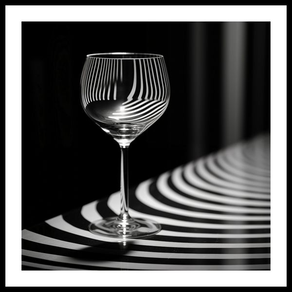 Plakat 70x70cm Refleksje nad Szkłem zdjęcie 3