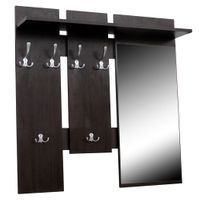 Wieszak Garderoba z Lustrem szer. 100cm P 355B Biały Sonoma Wenge