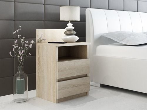 SZAFKA NOCNA N3 KOMODA STOLIK NOCNY DĄB SONOMA na Arena.pl