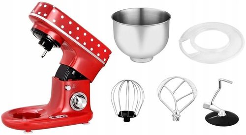 ROBOT PLANETARNY MIKSER KALORIK PODGRZEWANA MISA 5L 1400W-2500W RETRO LED na Arena.pl