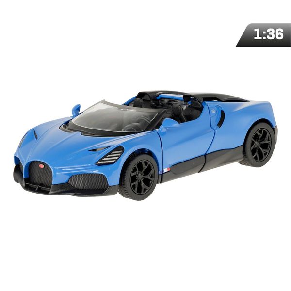 Model 1:36, Bugatti Mistral, niebieski zdjęcie 1
