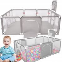 Kojec Suchy Basen Plac Zabaw XXL Dla Dzieci Duży 230x122 Z Koszem I Bramką