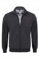 Sweter męski bawełniany antracytowy Platon Rozmiar - 4XL