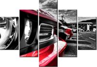 70 100CM OBRAZ 5 ELEM DODGE CHALLENGER ZACH DISCHNER DRUK PŁÓTNO