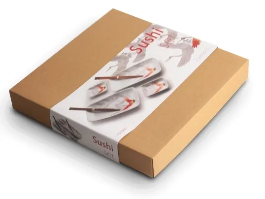 Zestaw do sushi Crane żurawie, 6 elementów - Emro Aziatica zdjęcie 3