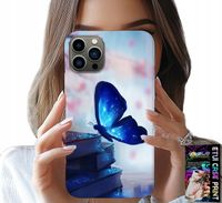 ETUI DO IPHONE 12 PRO MAX - NIEBIESKI MOTYLEK, MOTYL, DAMSKIE WZORY