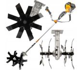 GLEBOGRYZARKA ADAPTER PRZYSTAWKA KOSA SPALINOWA 28mm 9 frezów