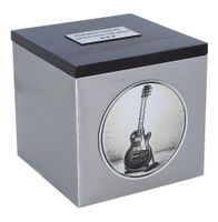 Urna z gitarą Gibson Les Paul Tabliczka / Tak