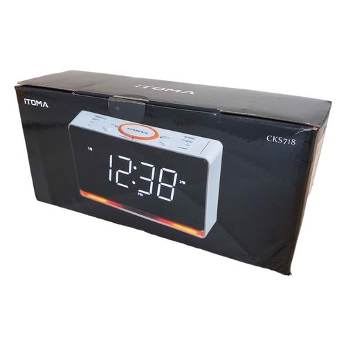 Zegar Budzik Radio Cyfrowe Z Funkcją Ściemniania na Arena.pl