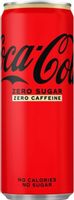 COCA COLA 330ml ZERO SUGAR ZERO CAFFEINE Puszka Wysoka
