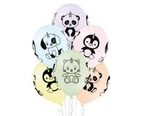 BALONY UNICORN ANIMALS 6 SZTUK GODAN ROZMIAR 30 CM