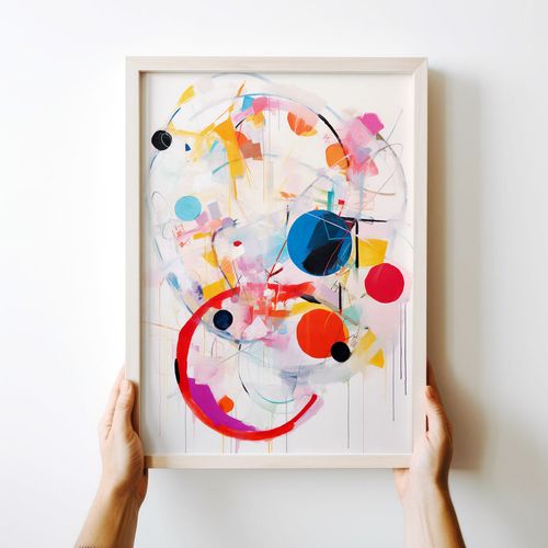Plakat nowoczesna abstrakcja 40x50 cm na Arena.pl