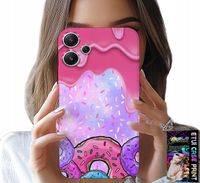 ETUI DO XIAOMI NOTE 13 PRO+ - SŁODKIE DONUTY Z LUKREM W TLE + SZKŁO