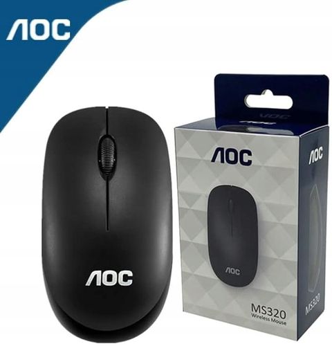SUJHAL AOC MS320 czarna myszka bezprzewodowa 2,4 Ghz 1600 dpi na Arena.pl