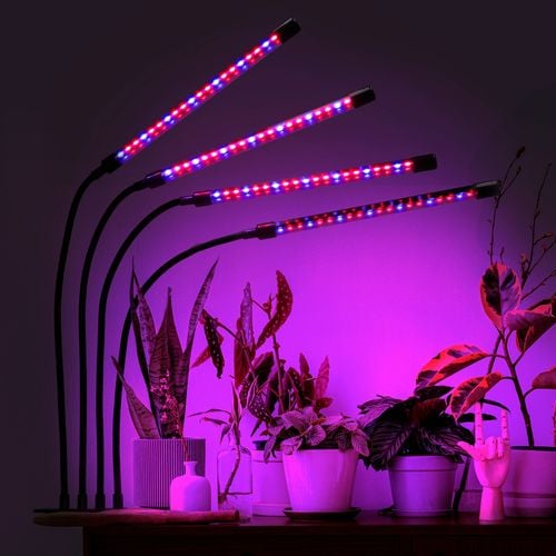 lampa led do wzrostu roślin 80 diod timer 25 w uprawa roślin do domu na Arena.pl