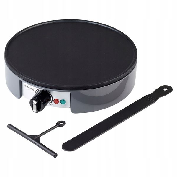 NALEŚNIKARKA ELEKTRYCZNA PATELNIA DO PIECZENIA NALEŚNIKÓW 1200W 30cm zdjęcie 2