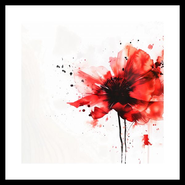 Plakat 40x40cm Płynna Akwarela zdjęcie 3