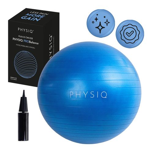 PIŁKA GIMNASTYCZNA DO SIEDZENIA ĆWICZEŃ FITNESS REHABILITACYJNA 65cm na Arena.pl