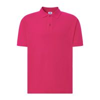 Męskie Polo z dowolnym nadrukiem DTF - kolor fuksja XXL