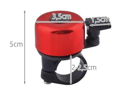 Dzwonek do roweru - czerwony na Arena.pl