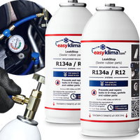 2x Uszczelniacz + Gaz Do Napełniania Klimatyzacji W Aucie R134A R12 Czynnik