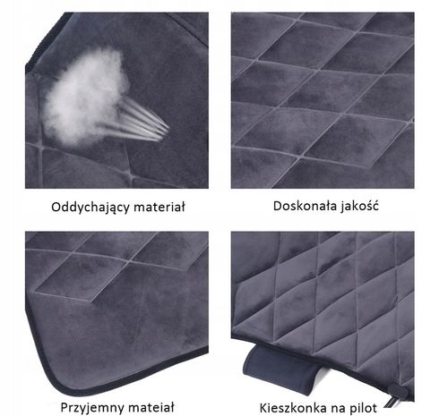 Materac masujący mata masująca shiatsu do masażu na Arena.pl