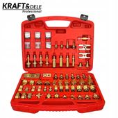 Zestaw adapterów do płukania klimatyzacji xxl 78 elementów KD10063