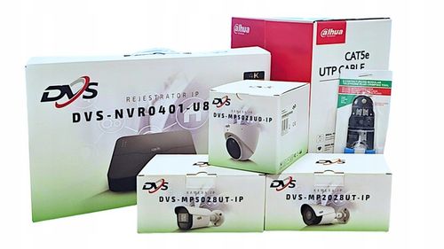 ZESTAW DO MONITORINGU DOMU 5Mpx IP POE 4 KAMERY ZEWNĘTRZNE DETEKCJA DVS na Arena.pl