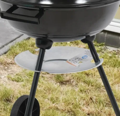 GRILL WĘGLOWY OGRODOWY OKRĄGŁY Z POKRYWĄ POPIELNIK na Arena.pl