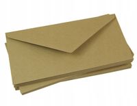 Koperty ekologiczne kraft 90g DL nr 69- 500 sztuk KARTON