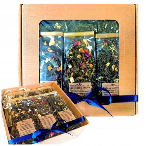 Duży Kosz Zestaw Prezentowy 6 Zielonych Herbat Dla Nauczycieli Koniec Roku na Arena.pl