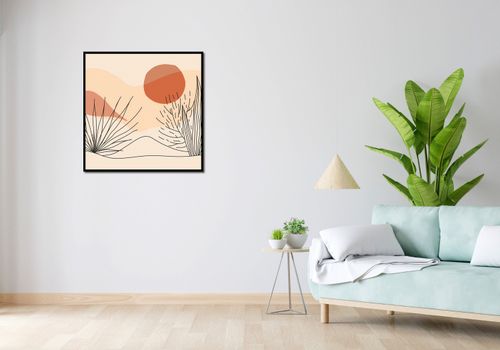 Plakat 80x80cm Miękka Roślinność na Arena.pl