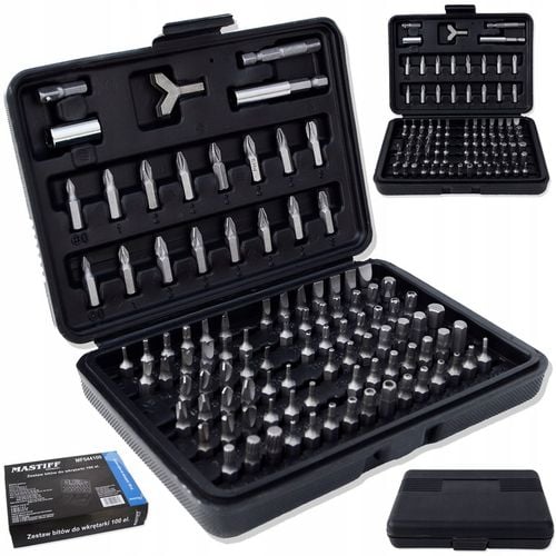 KOŃCÓWKI BITY IMBUS TORX DO WKRĘTARKI ZESTAW 100el na Arena.pl