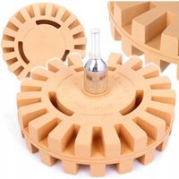 Krążek gumowy 100 mm do usuwania kleju taśmy z adapterem na wiertarkę