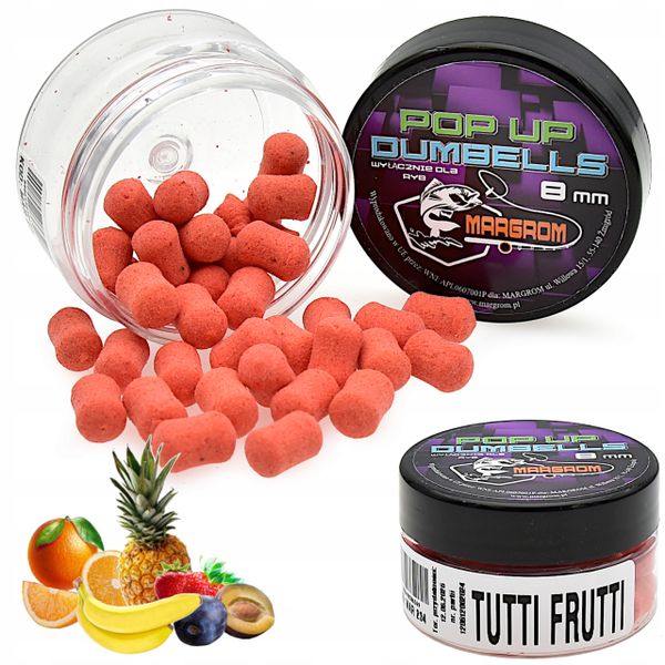 Dumbells POP UP 8 mm Margrom TUTTI FRUTTI przynęt Method Feeder zdjęcie 1