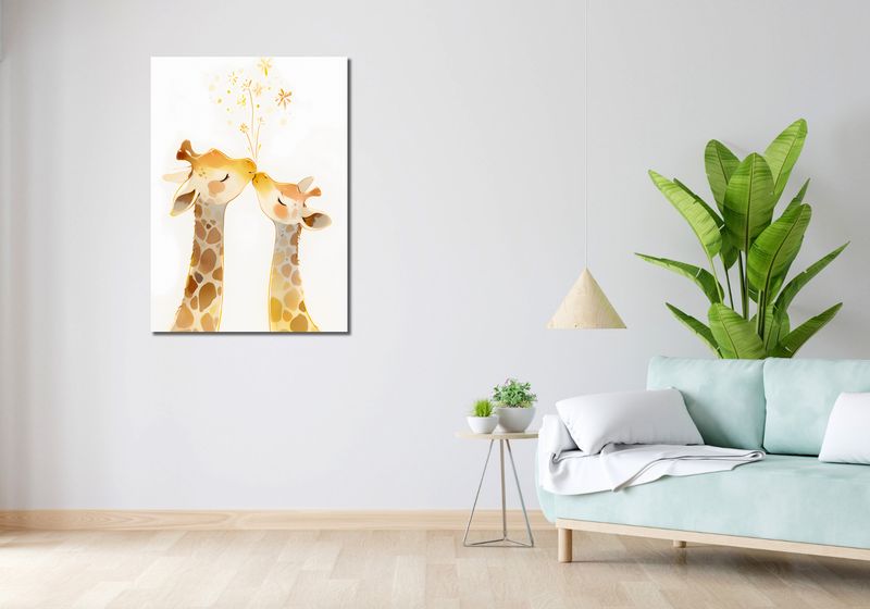 Obraz 70x100cm Czułość w Miłości zdjęcie 2
