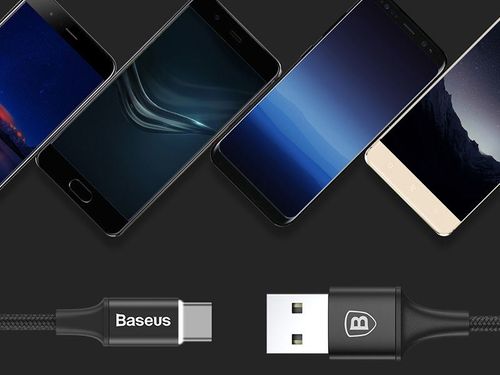 Kabel Baseus Rapid USB-C LED 1m Black na Arena.pl