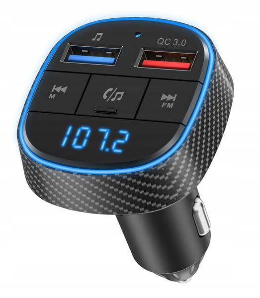 Transmiter FM BT z ŁADOWARKA USB Bluetooth zdjęcie 3