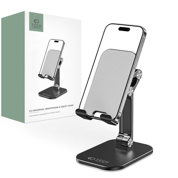 TECH-PROTECT Z3 UNIVERSAL STAND HOLDER SMARTPHONE & TABLET GREY zdjęcie 1
