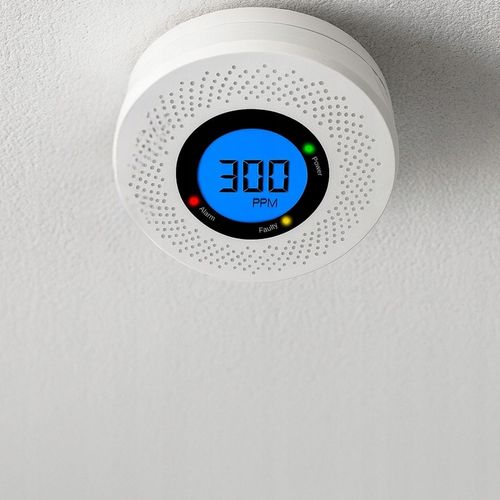 CZUJNIK CZADU DETEKTOR TLENKU WĘGLA CO BEZPRZEWODOWY EKRAN LCD PRO+ na Arena.pl