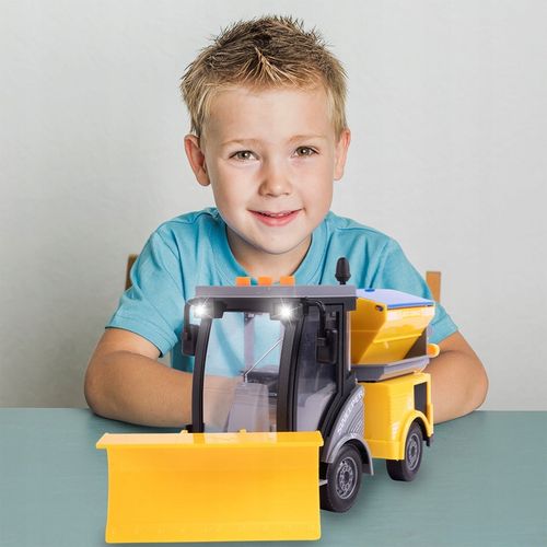 AUTO POJAZD ODŚNIEŻARKA DO ŚNIEGU SPYCHACZ ULICZNY LED DŹWIĘK NA BATERIE na Arena.pl