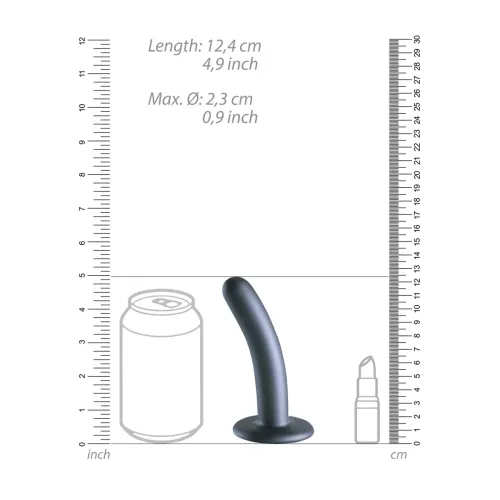ouch! smooth silicone g-spot 12 cm - model anatomiczny z przyssawką na Arena.pl