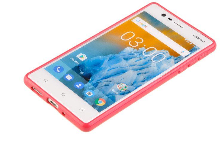 Etui Mercury Goosper Jelly Case do Nokia 3 różowy zdjęcie 4