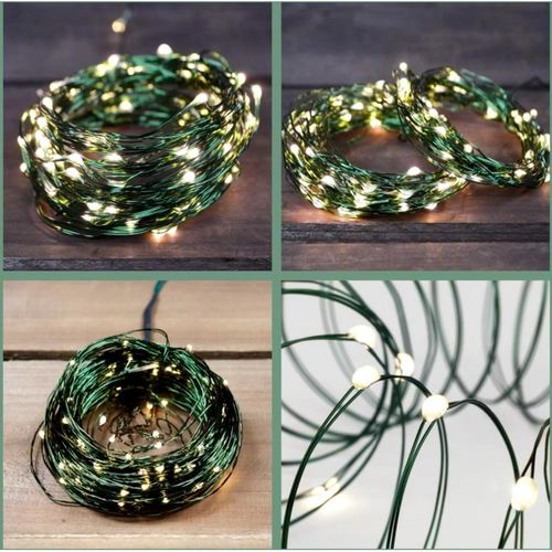 zewnętrzne lampki choinkowe 1000 led 100m, barwa ciepłe białe na Arena.pl