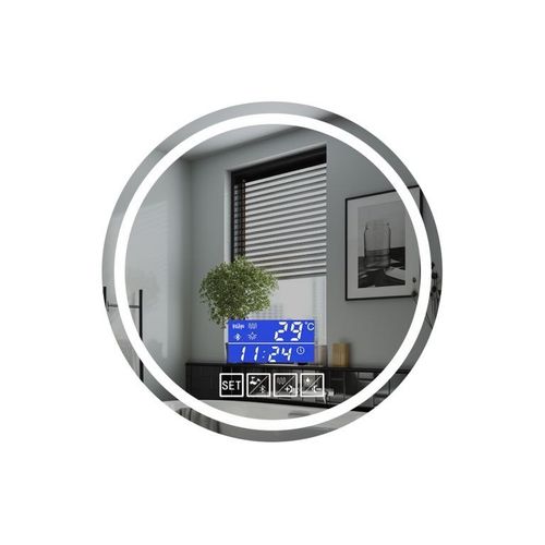 IREDA Lustro łazienkowe z oświetleniem, 70 cm, głośnik na Arena.pl